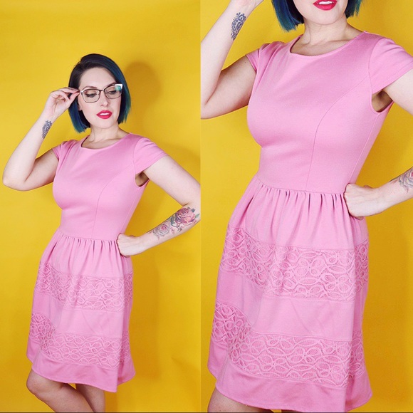 Rose Jersey Skater Dress - Picture 3 of 3